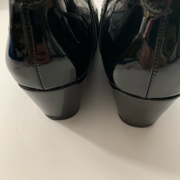 Rachel Girl dress wedge Shoes Size 12 Black - Picture 3 of 11